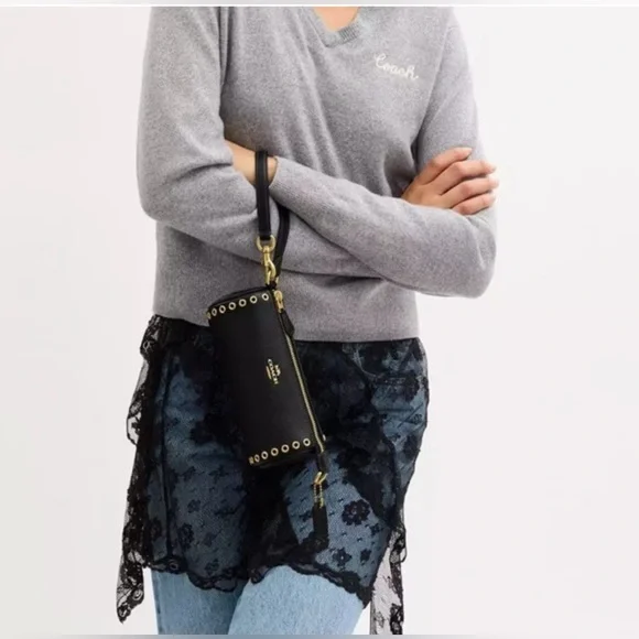 Coach Nolita Mini Barrel Bag with Gold Groments - Picture 6 of 13